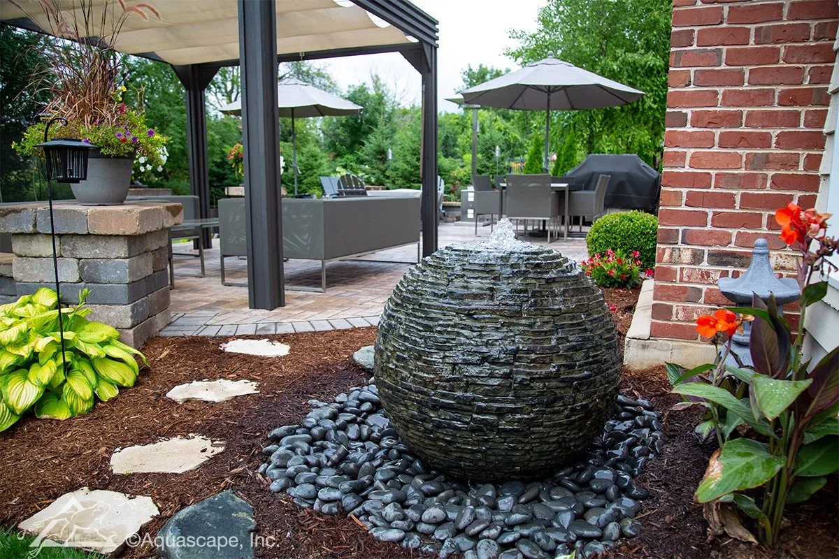 Backyard Fountain Ideas Patio Ponds And Fire Fountains