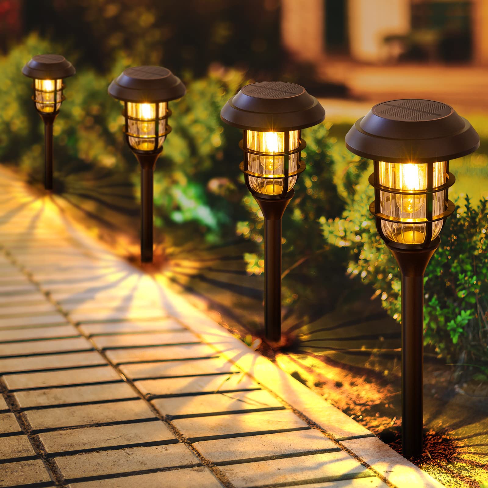 solar powered landscape lights