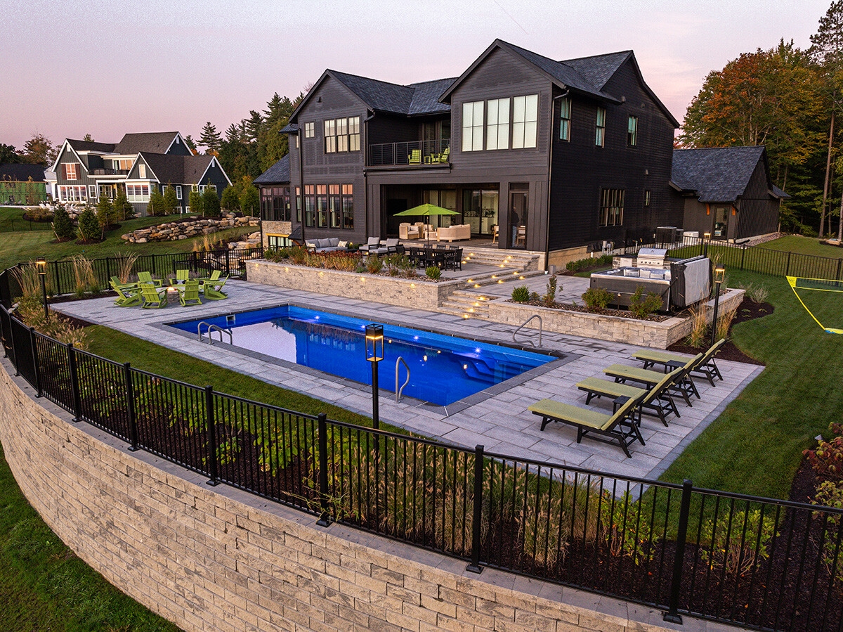Best Low Maintenance Pool Landscape Design Features