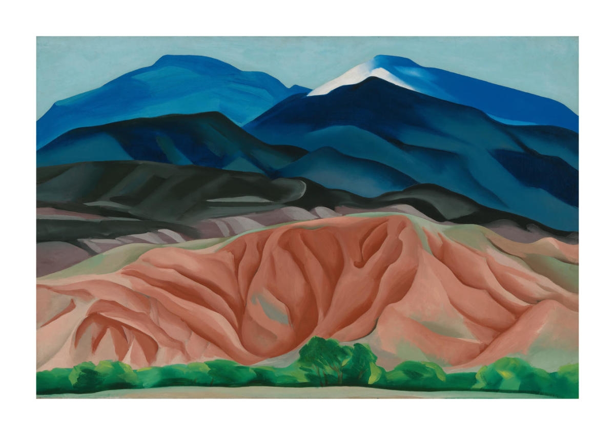Black Mesa Landscape New Mexico Out Back Of Maries II 1930 By Georgia O Keeffe Paper Print Georgia O Keeffe Museum Custom Prints Custom Prints And Framing From The Georgia