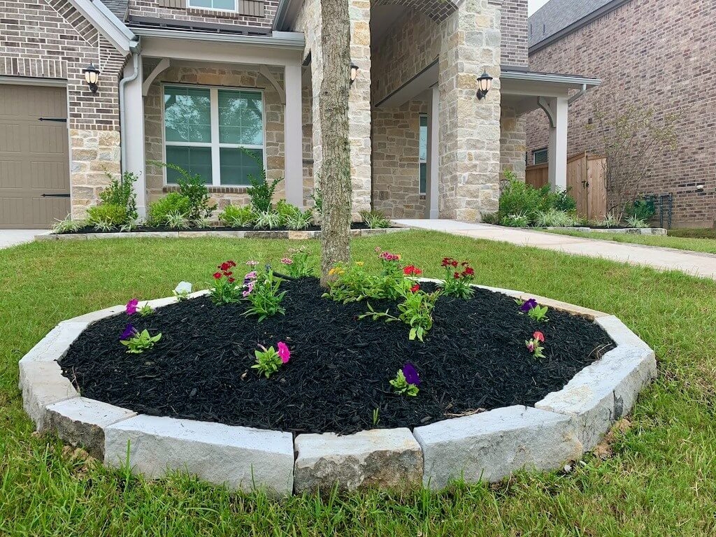 Black Mulch Sale Mulch Delivered Houston TX 77005