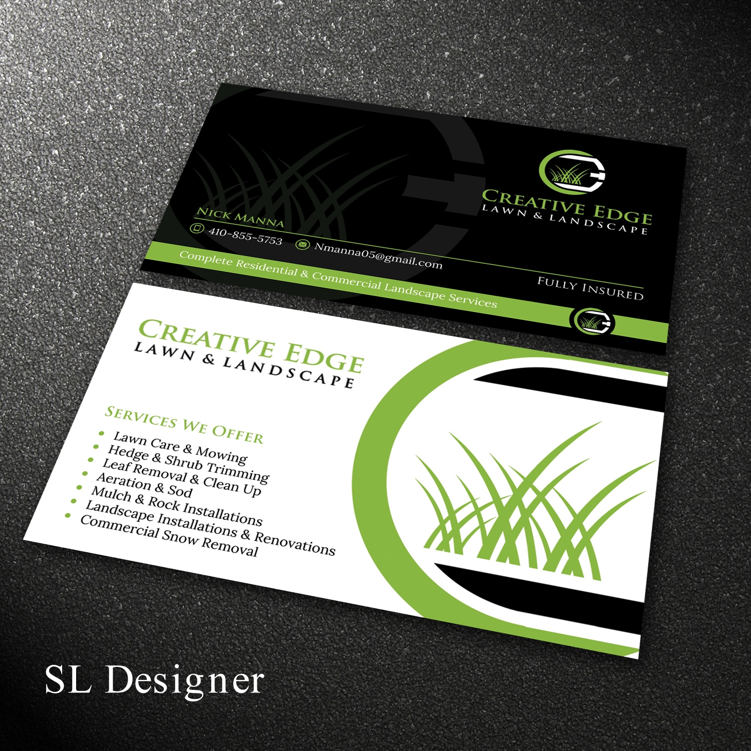 landscape business cards