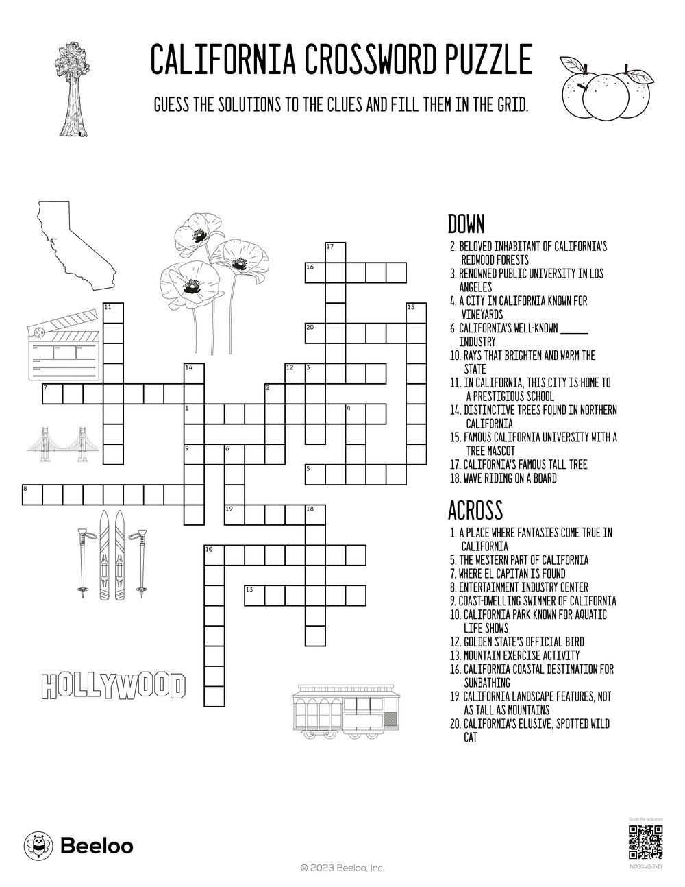 landscape crossword clue