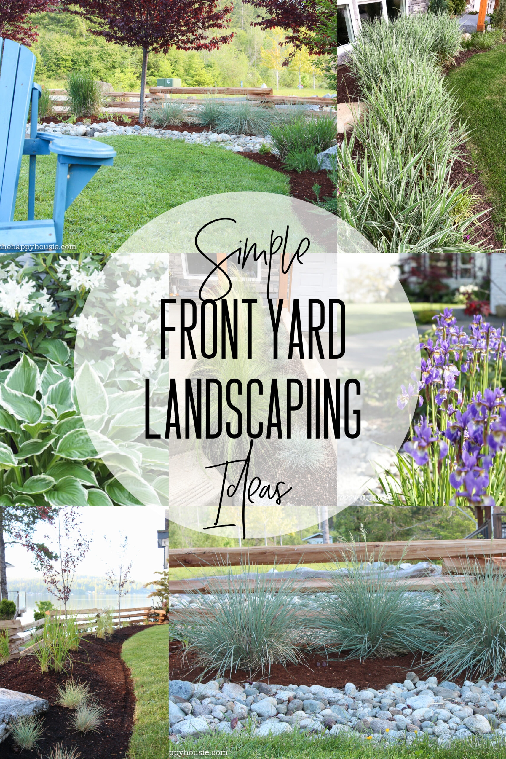 Cheap Simple Front Yard Landscaping Ideas The Happy Housie