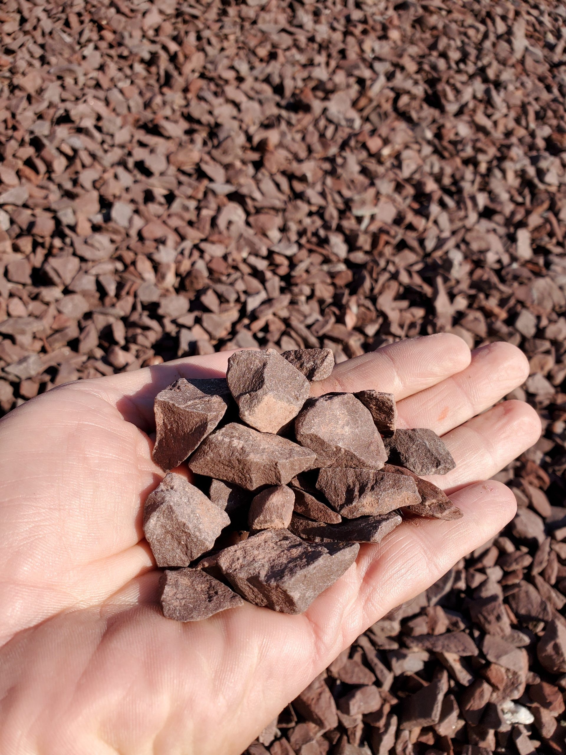 colored landscape stone