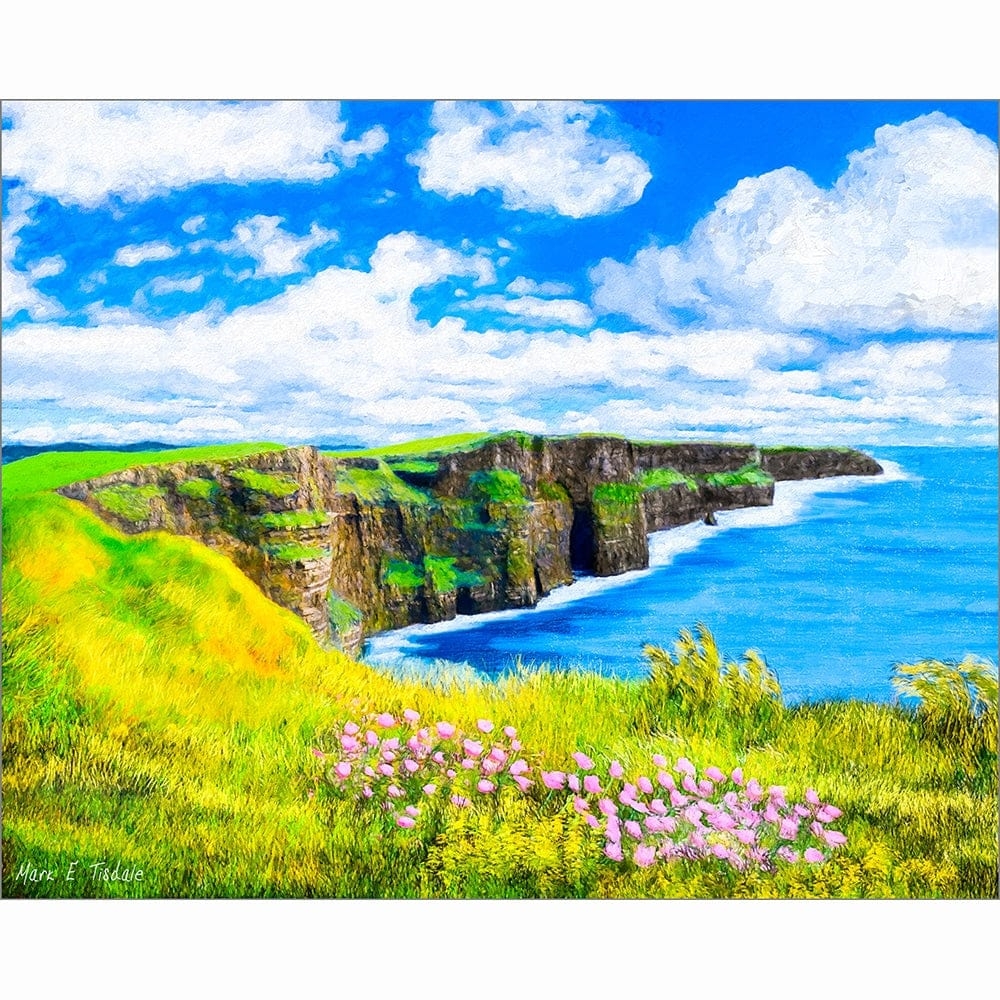 Cliffs Of Moher Magical Irish Landscape Art Print By Artist Mark Tisdale