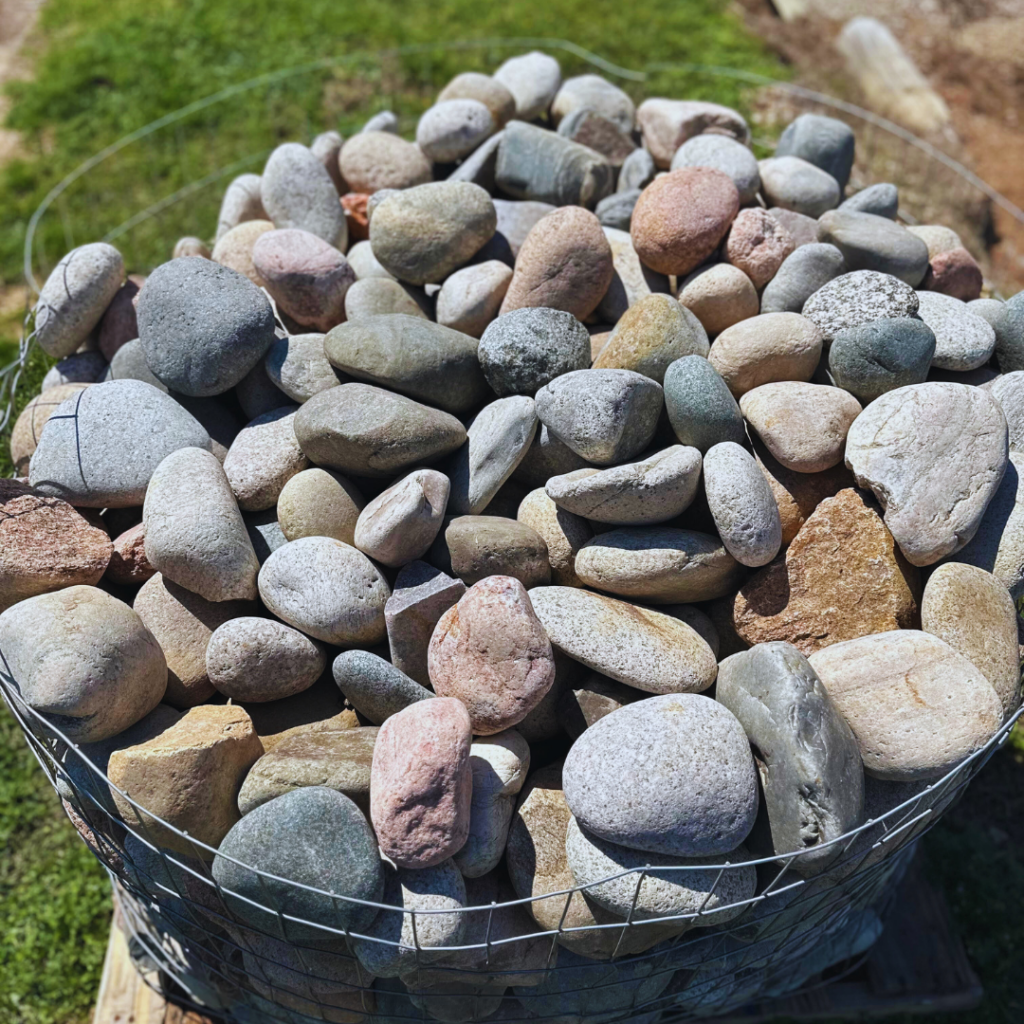 Colorado Creek Rock 3 5 In Tyler TX All Natural Stone Grass