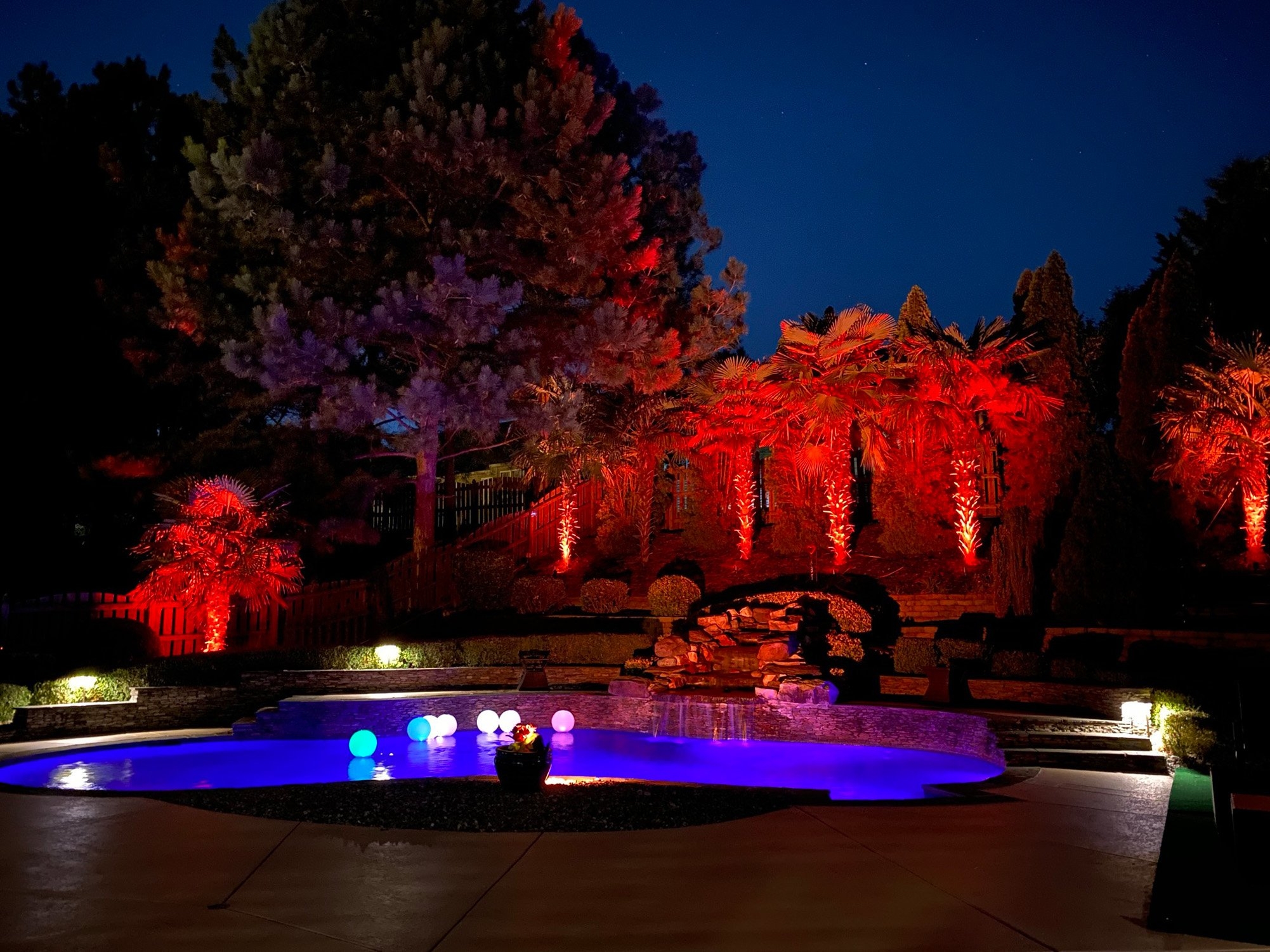 Colored Landscape Lights 2025