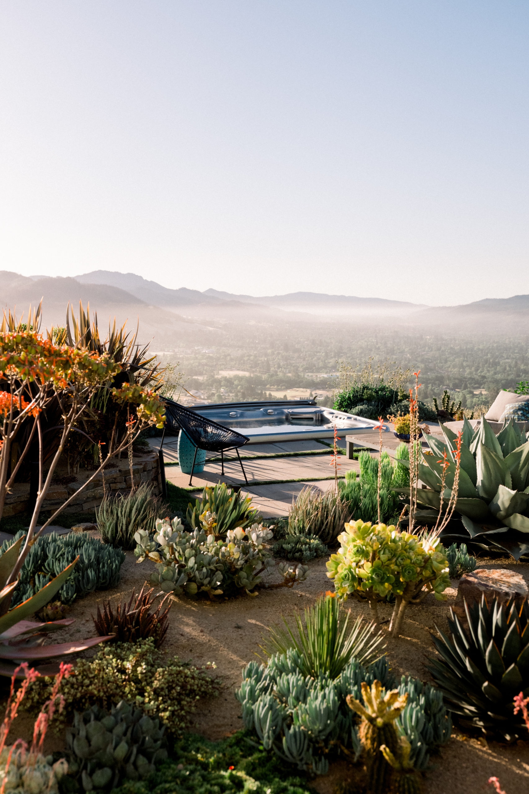 Colorful Succulents Bring Beauty To Fountaingrove Garden Rebuilt After Tubbs Fire Sonoma Magazine
