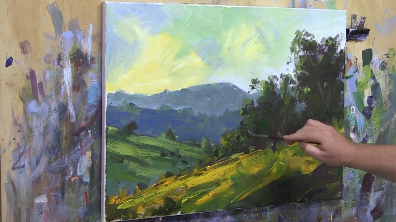 contemporary landscape painting