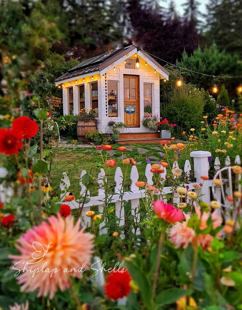 Cottage Garden Design Ideas To Create A Charming Garden Shiplap And Shells
