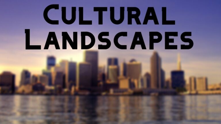 Cultural Landscapes AP Human Geography APHUG YouTube