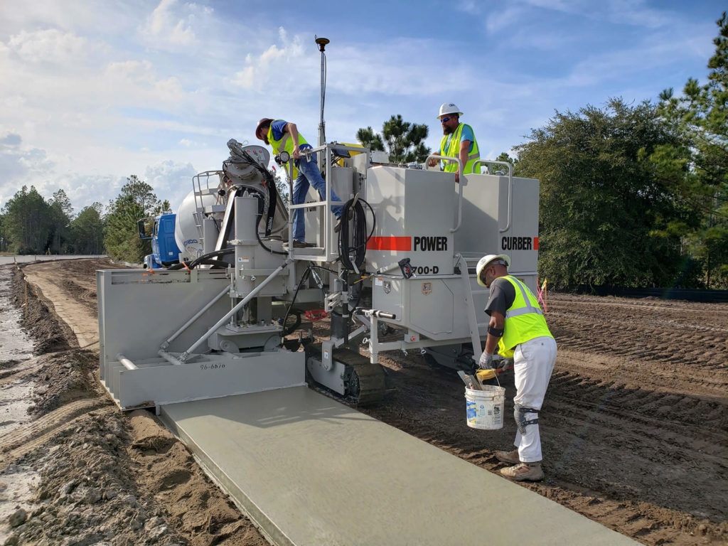 Curb Machines Slipform Concrete Curbing Edging Equipment