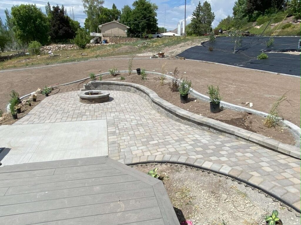 Custom Landscape Curbing In Logan Utah Ascent Landscaping