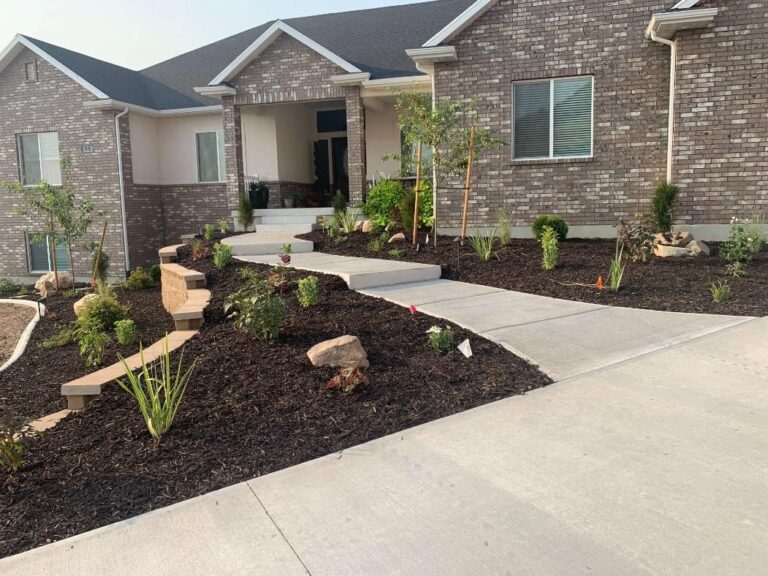 Custom Landscape Curbing In Logan Utah Ascent Landscaping