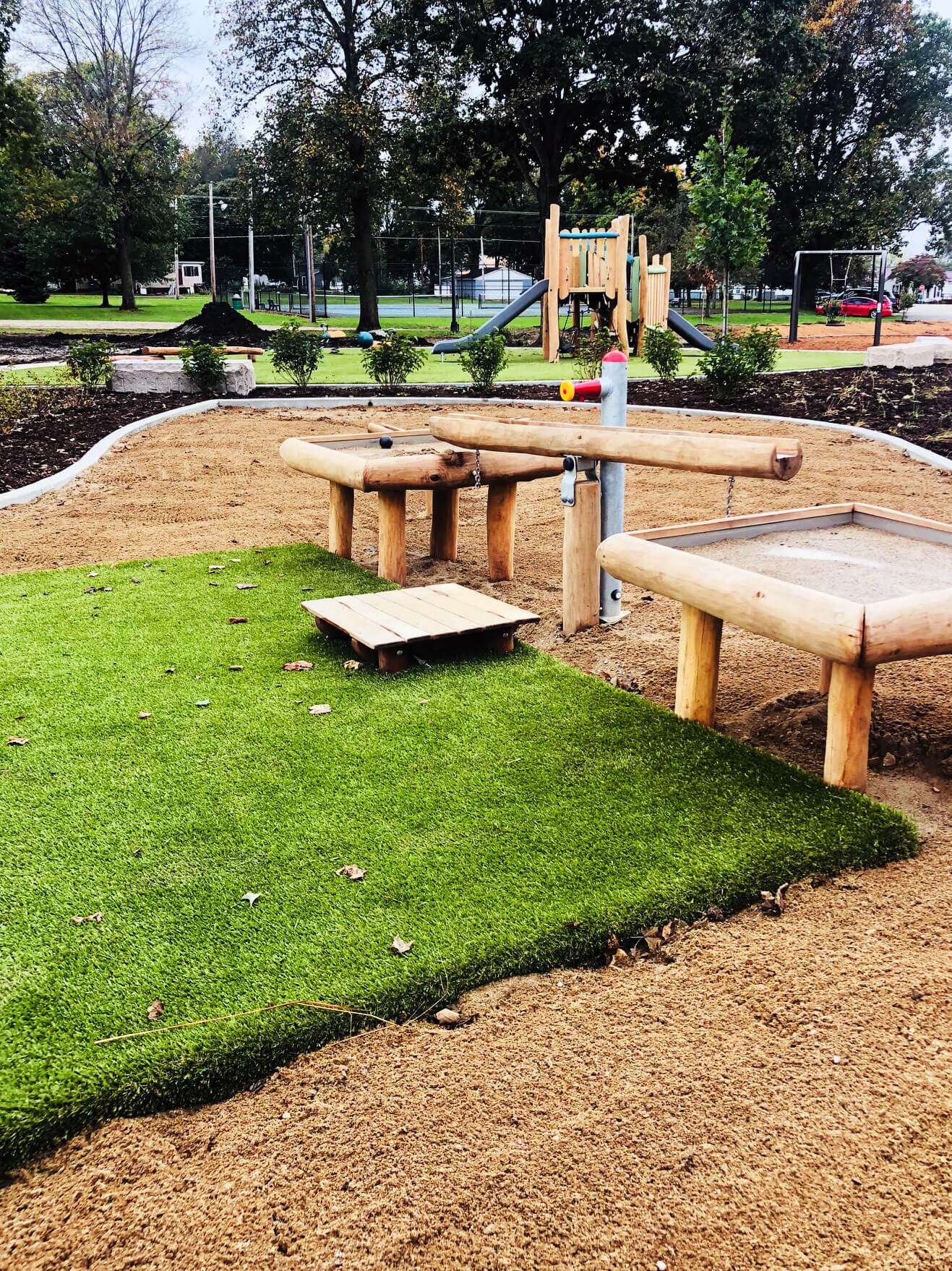 Custom Wooden Castle Playground Indiana