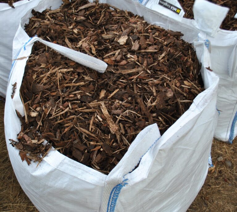 Decorative Bark Bulk Bag Borders Firewood