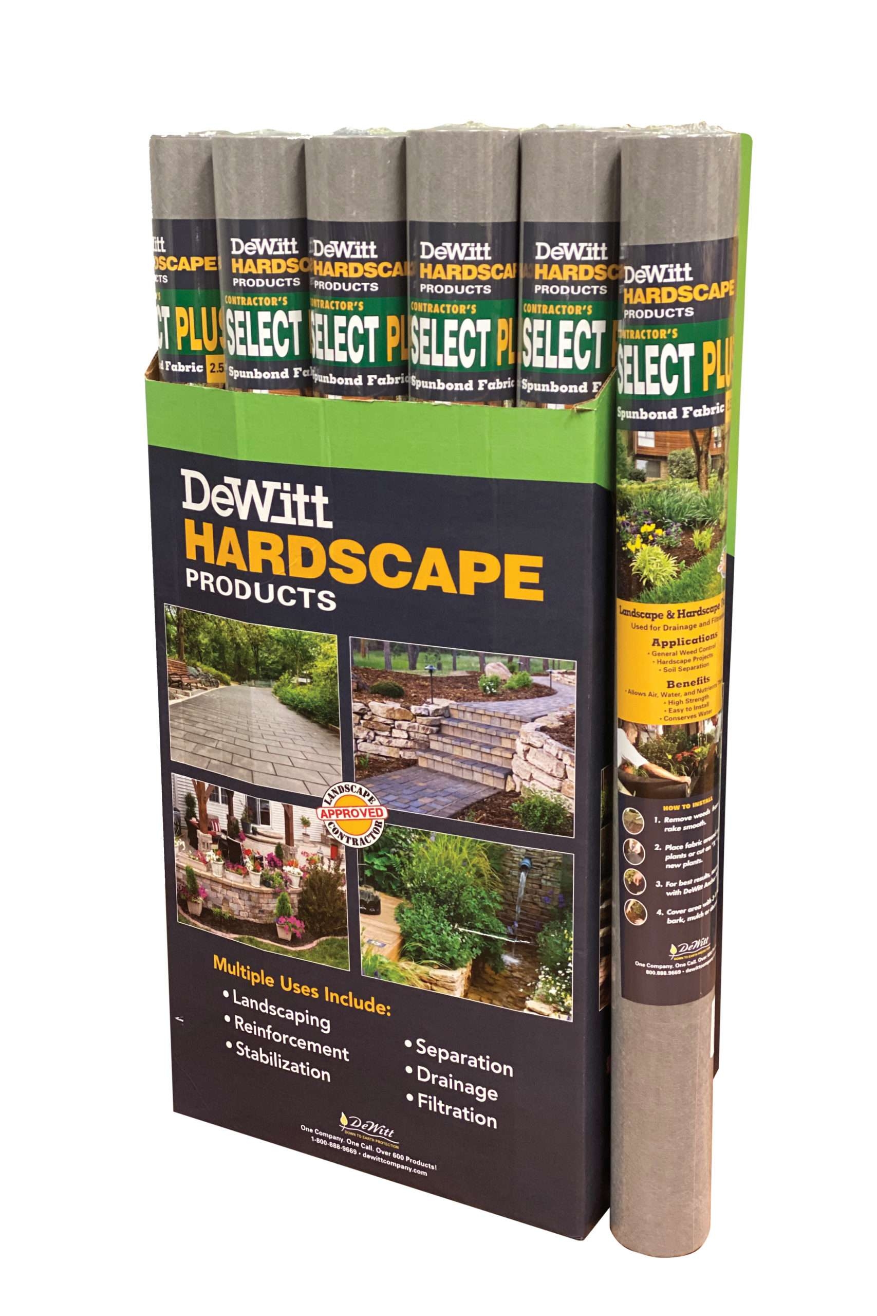 DeWitt Contractor s Select Plus Landscape Fabric Grey Dewitt Company