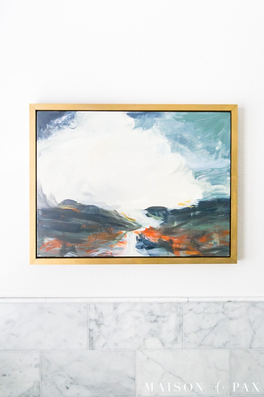 painting landscape abstract