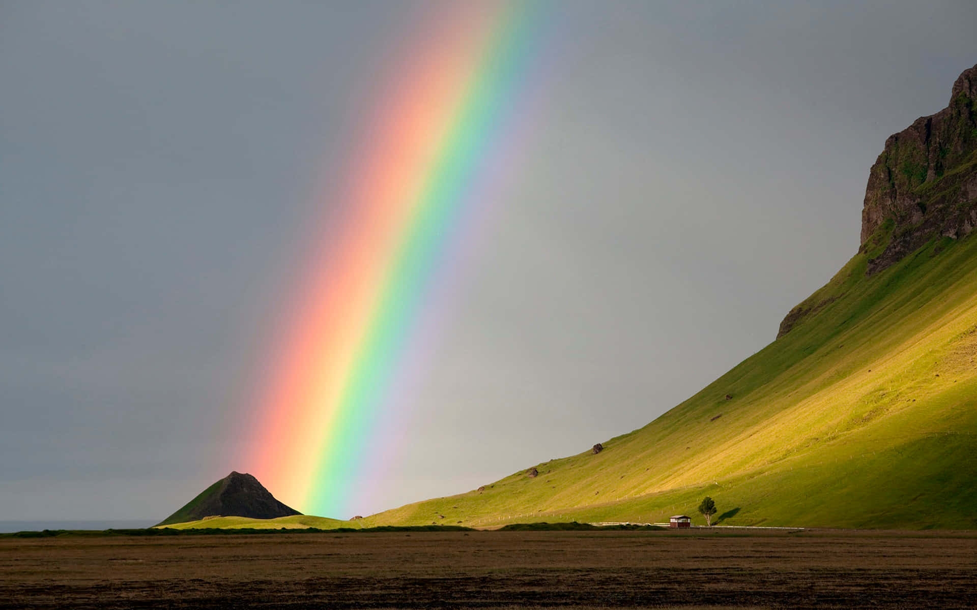 Download Embrace The Vibrant Colors Of A Stunning Rainbow Aesthetic Background Wallpapers