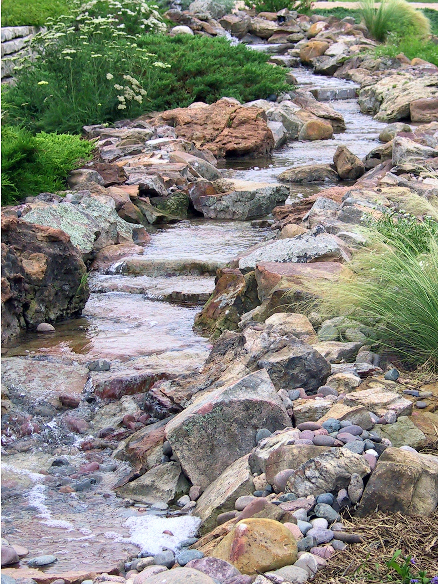 Dry Creek Bed Landscaping For Drainage Texoma Excavation