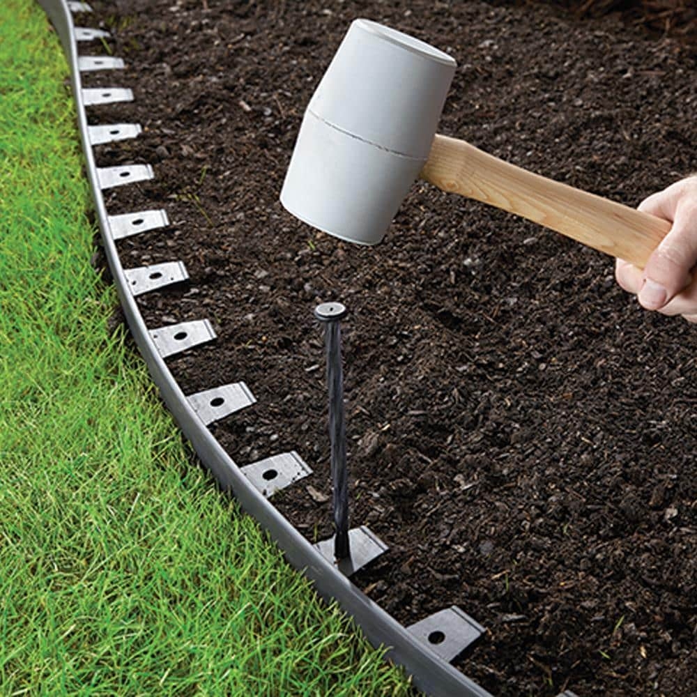 EasyFlex 20 ft X 1 5 in No Dig Black Plastic Landscape Edging Roll 3000 20C At Lowes