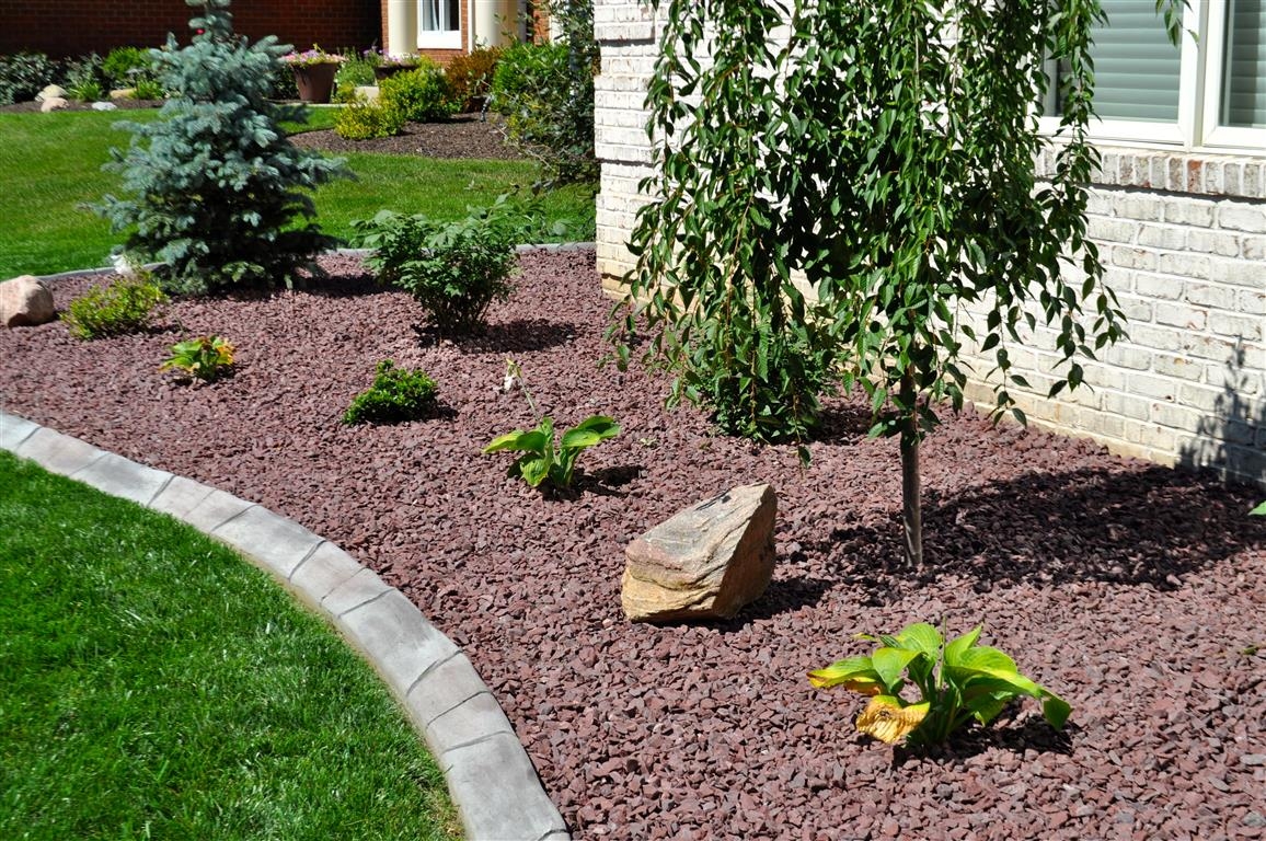 Enhance Your Outdoor Garden With Red Landscape Rocks