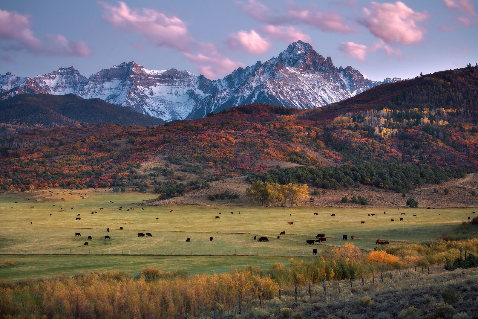 Evening At The Ranch Mountain Photography Prints For Sale Dallas Divide San Juan Mountains