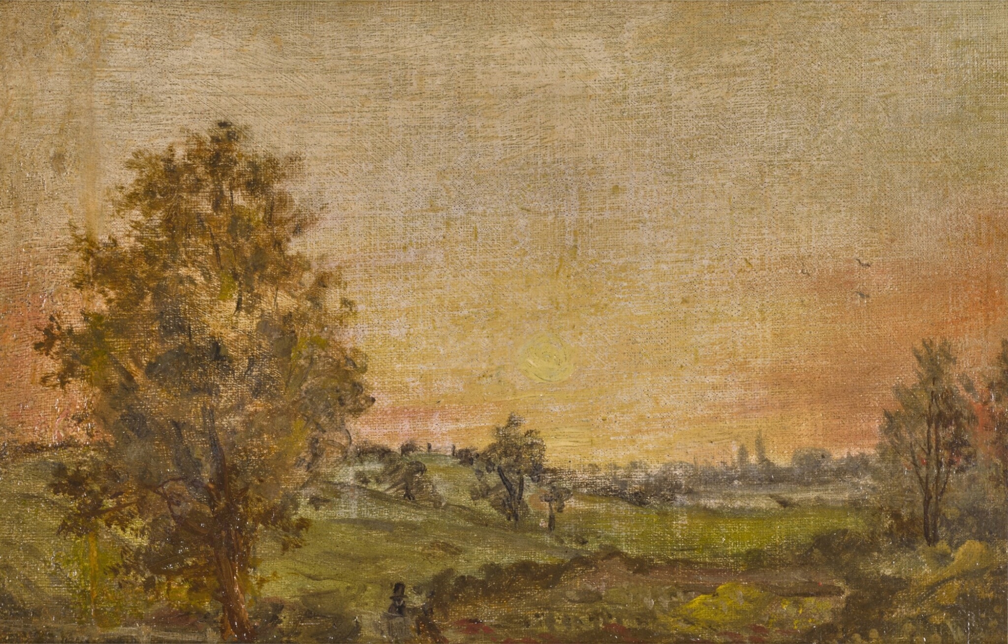 File A Landscape Near Dedham At Sunset jpg Wikimedia Commons