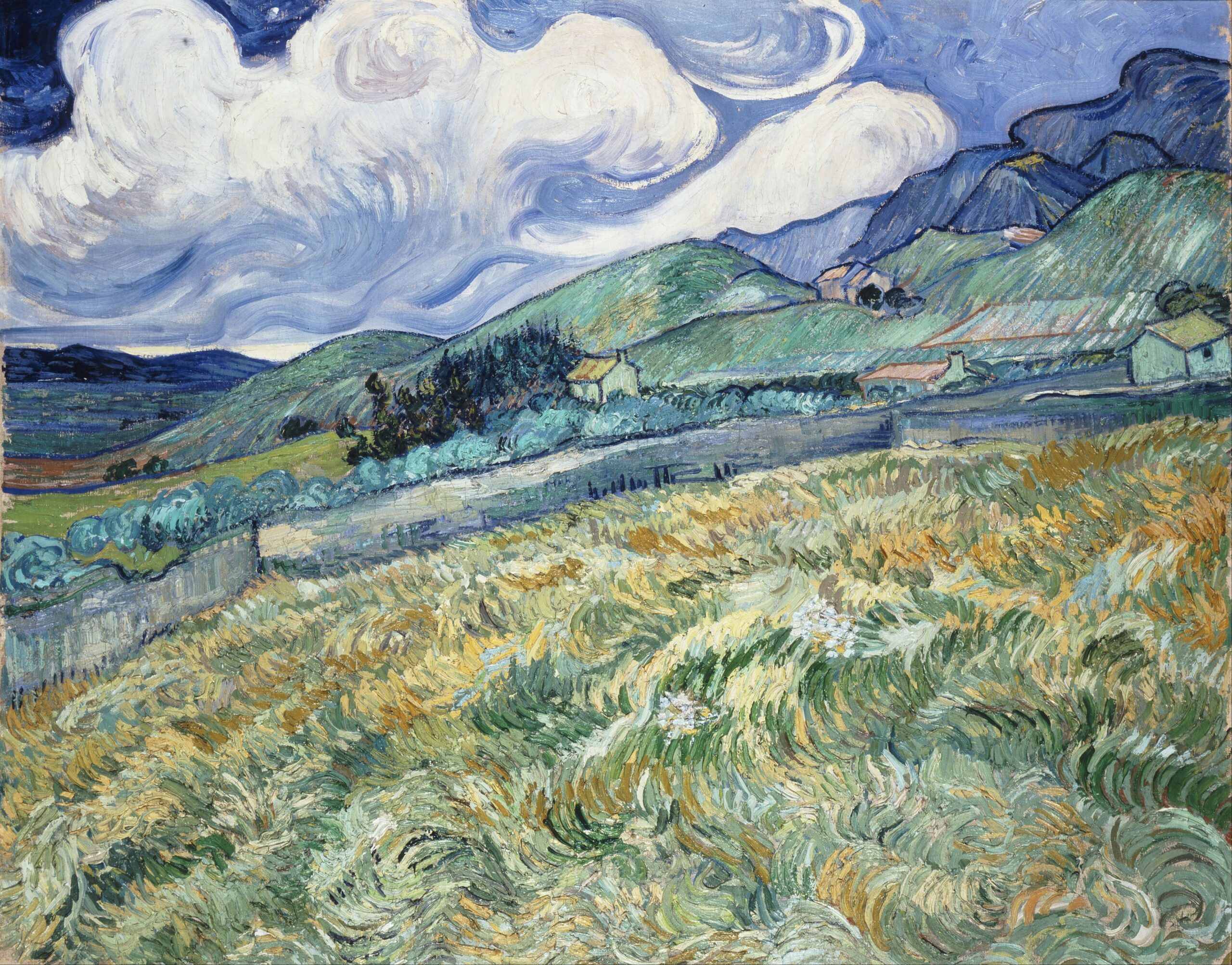 File Vincent Van Gogh Landscape From Saint R my Google Art Project jpg Wikimedia Commons