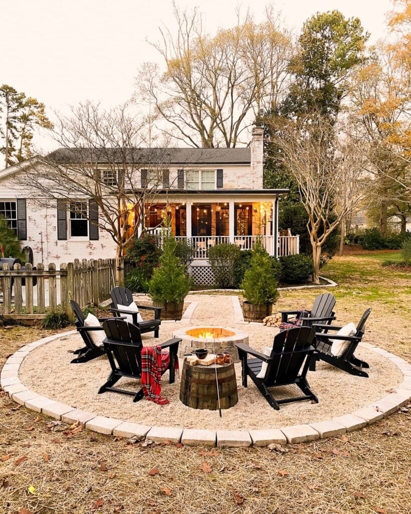 backyard fire pit ideas landscaping