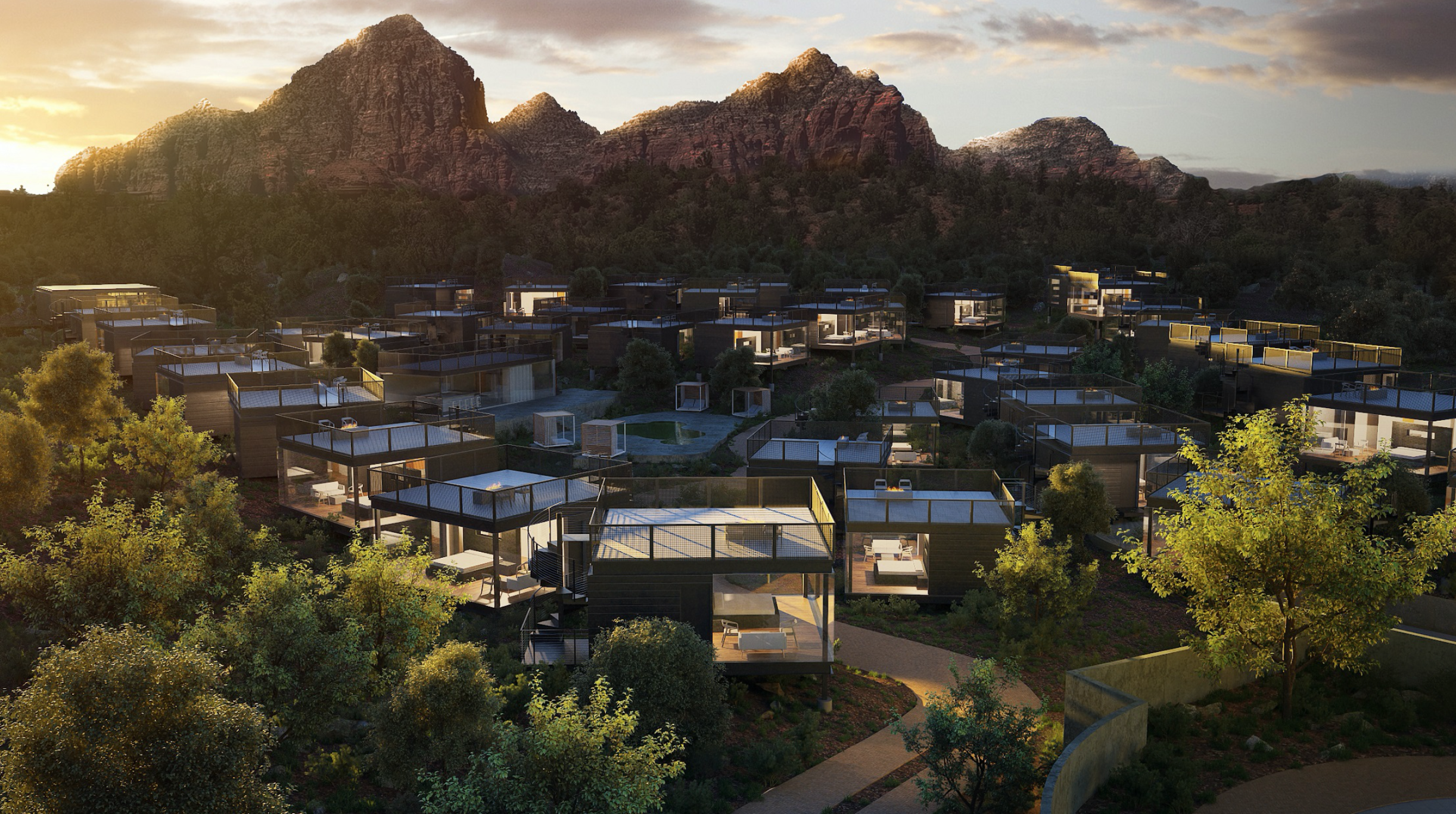 First Look 40 room landscape Hotel Coming To Sedona In 2020