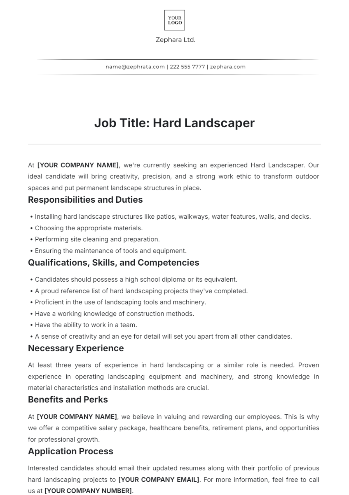 landscaper job salary