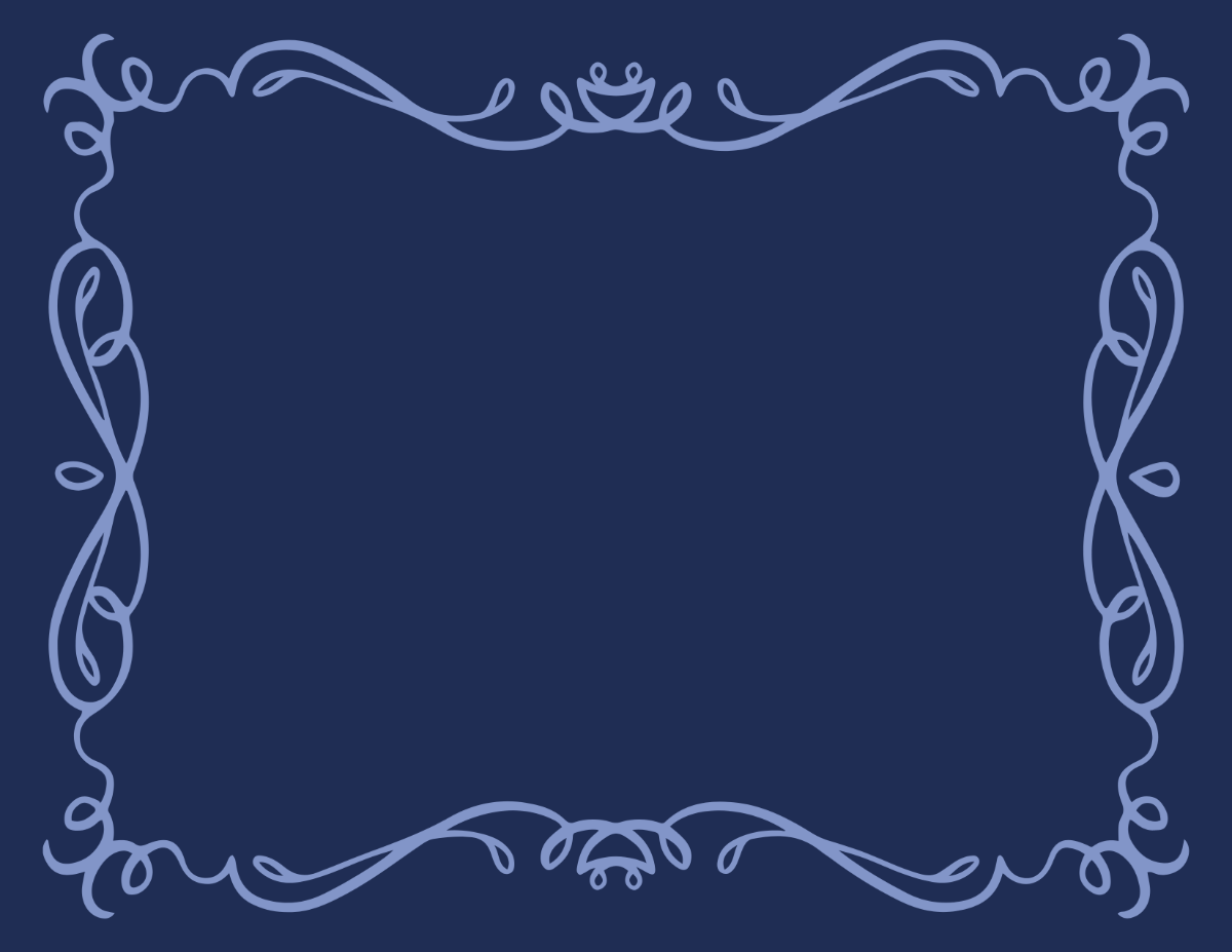 Free Landscape Border Certificate Template To Edit Online