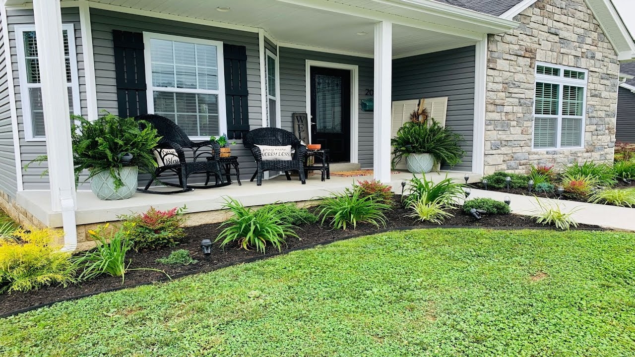 landscaping ideas with front porch