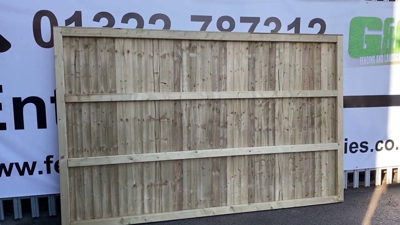 G G Extra Wide Fence Panels Widest Fence Panels YouTube