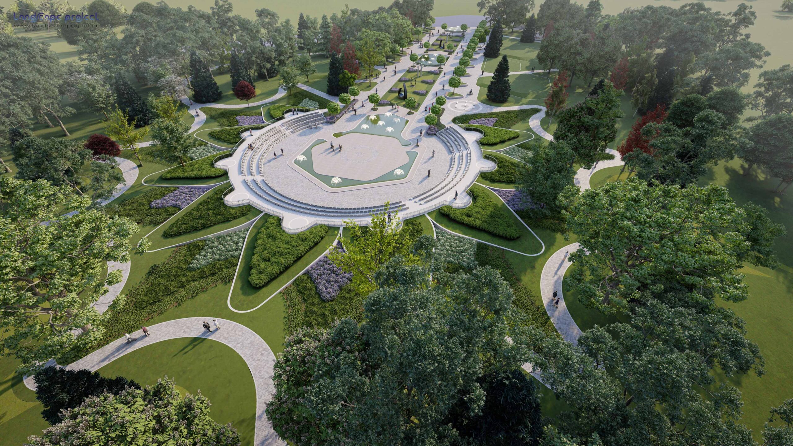GDRDENS OF THE WORLD EXHIBITION PARKone Project Of LANDSCAPE PROJECT Ltd Land8