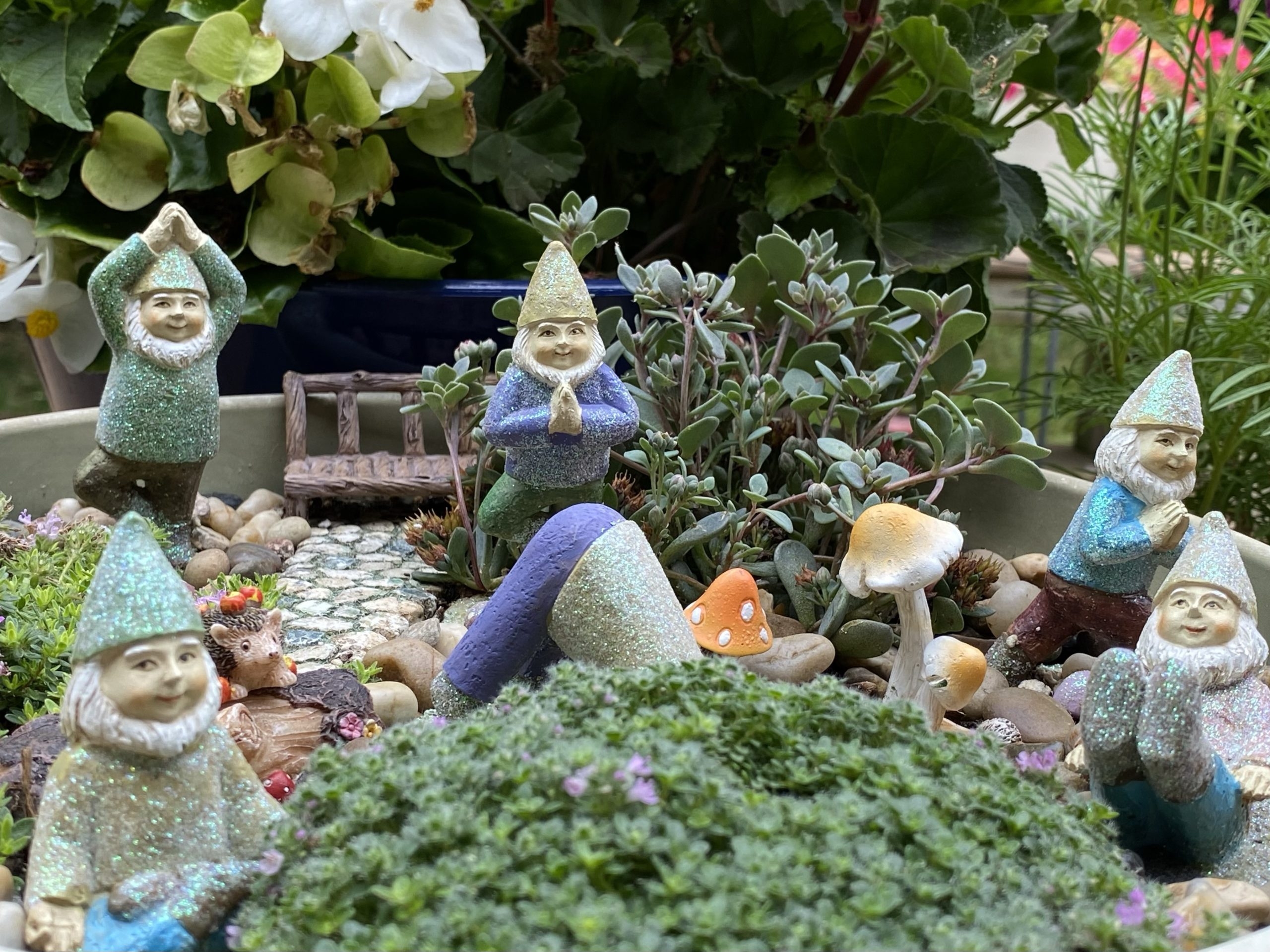 Gnomaste A Miniature Yoga Garden Gnome Decor