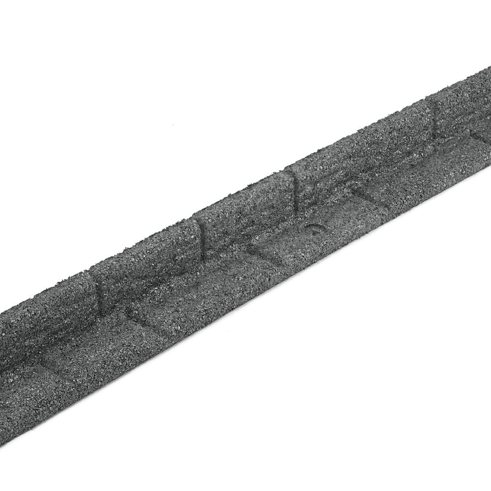 GroundSmart 4 Rubber Landscape Edging Gray At Menards 