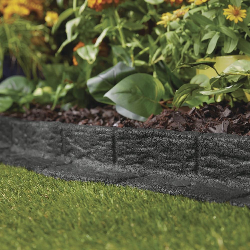 GroundSmart 4 Rubber Landscape Edging Gray At Menards 