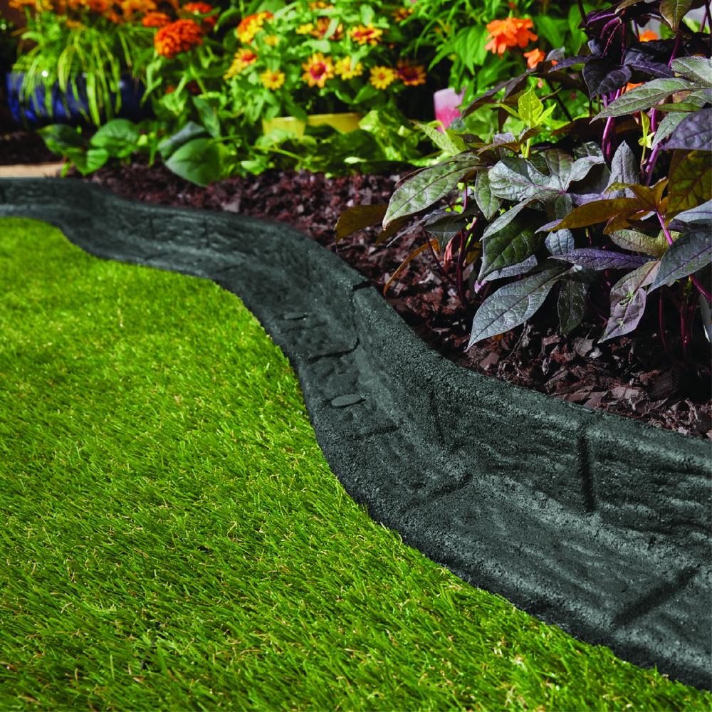 GroundSmart 4 Rubber Landscape Edging Gray At Menards 