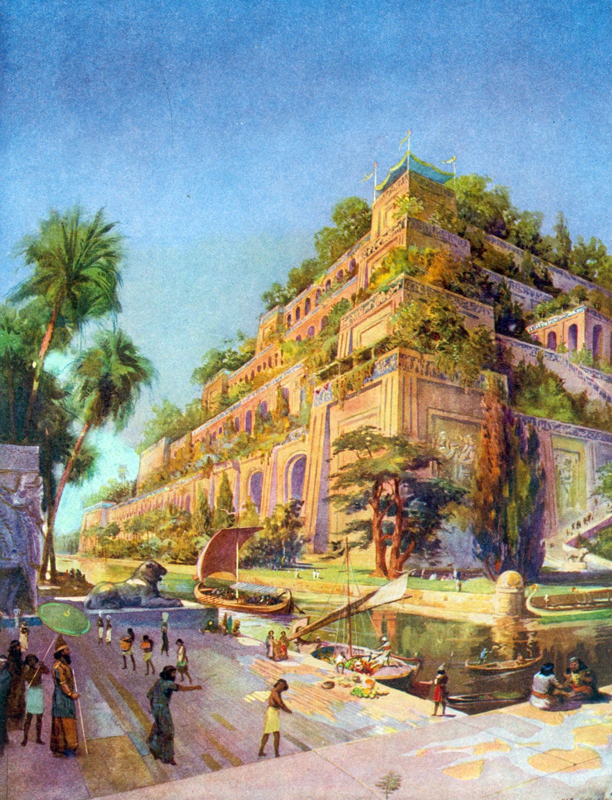 Hanging Gardens Of Babylon Location Images History Facts Britannica
