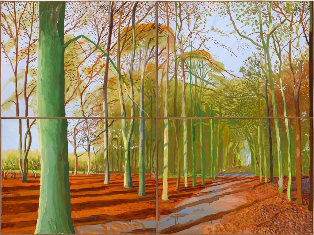 Hockney Goes Back To Nature The Independent The Independent