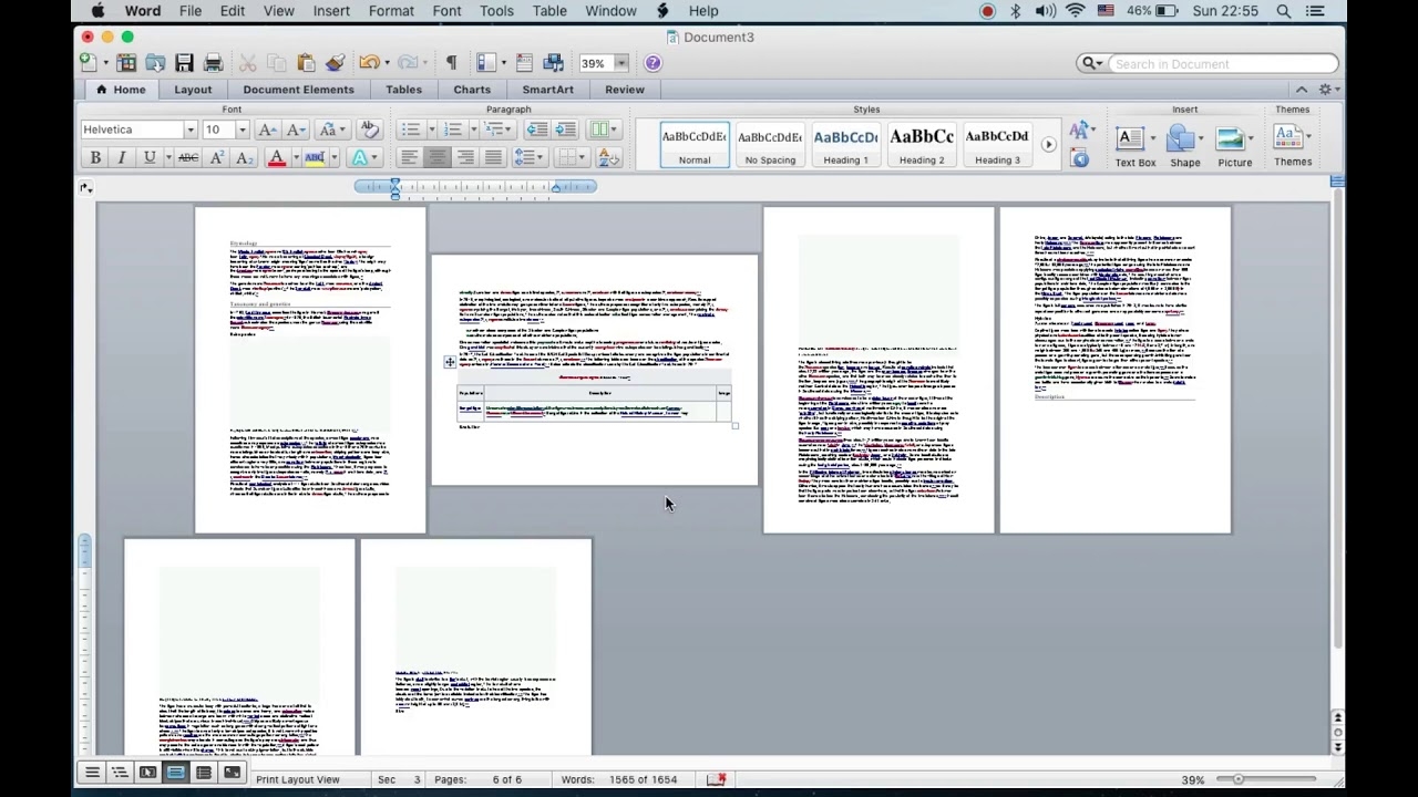 change one page to landscape in word