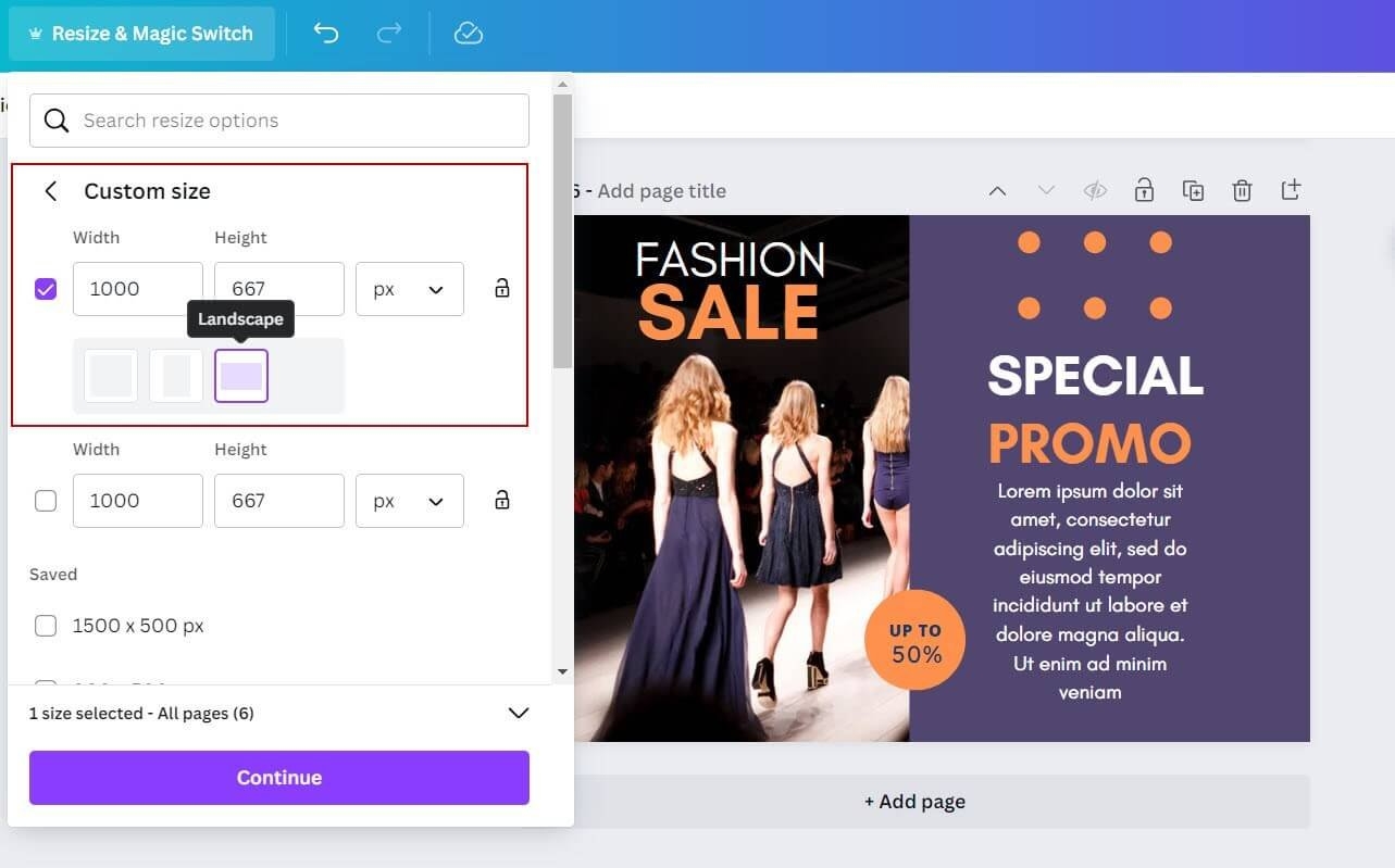 How To Change Page Orientation In Canva In 1 Click