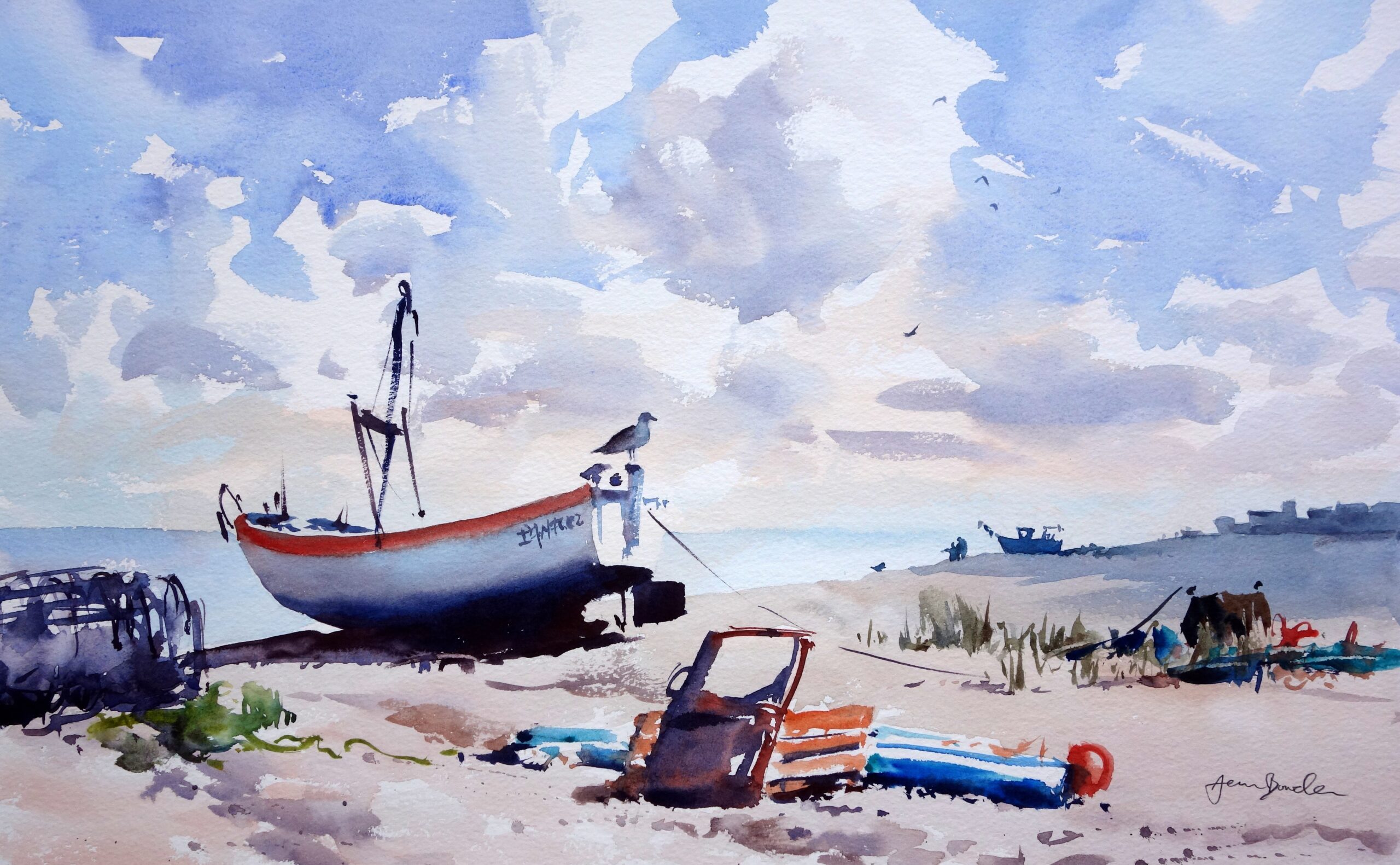painting landscapes in watercolour