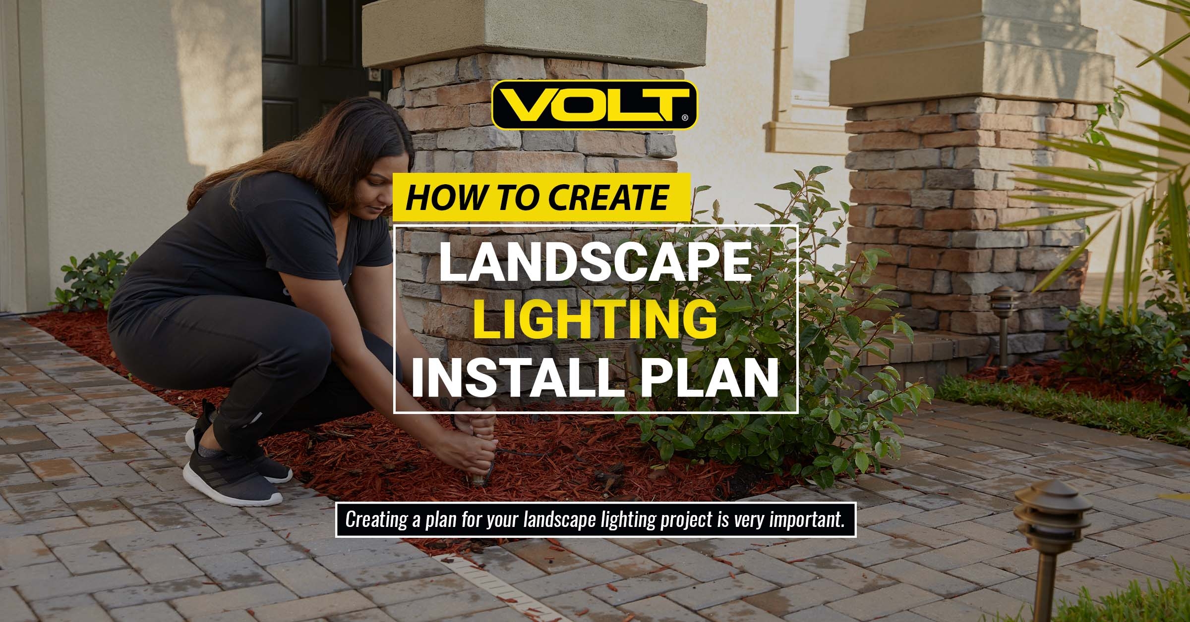 How To Create A Landscape Lighting Installation Plan