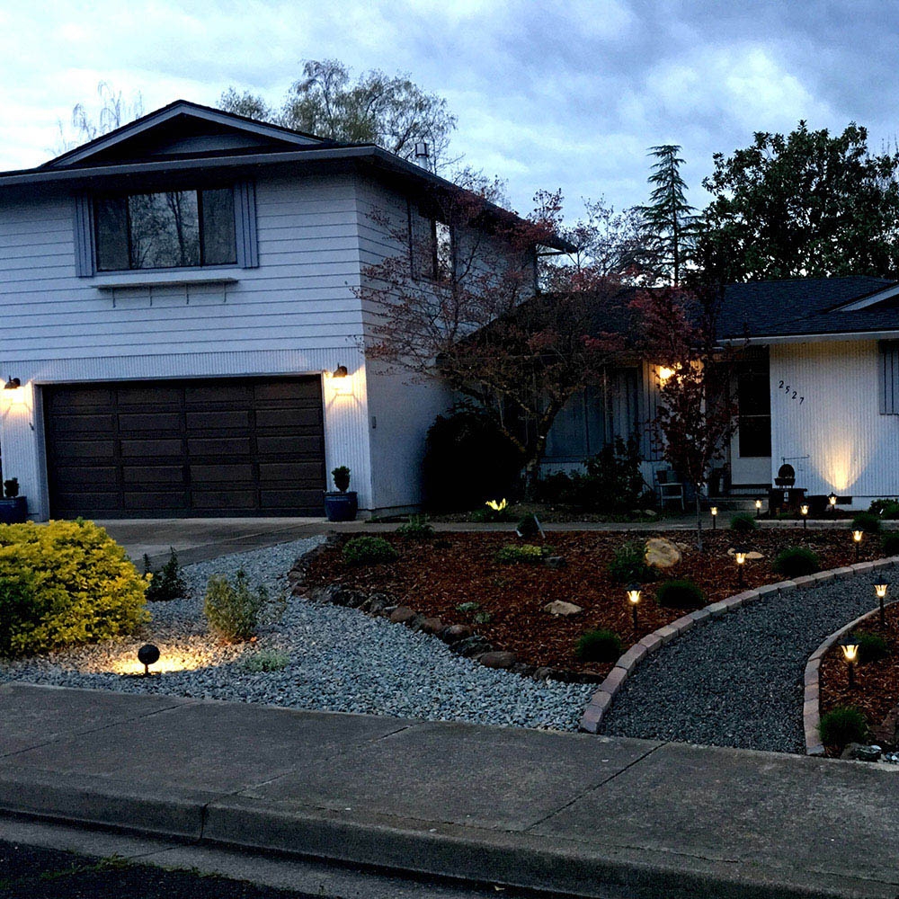 How To Increase Curb Appeal With Outdoor Landscape Lighting The Home Depot