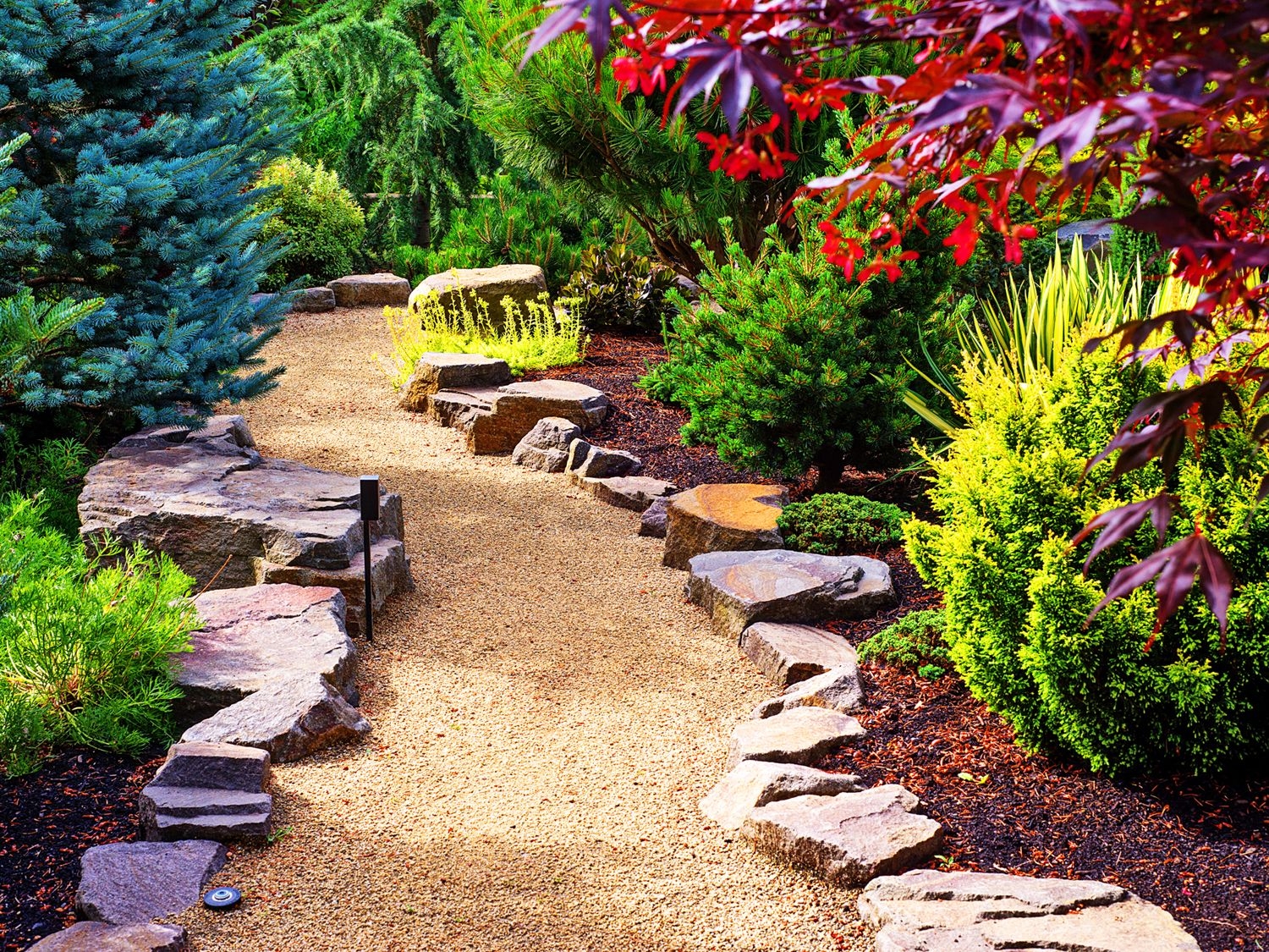 decomposed granite landscape