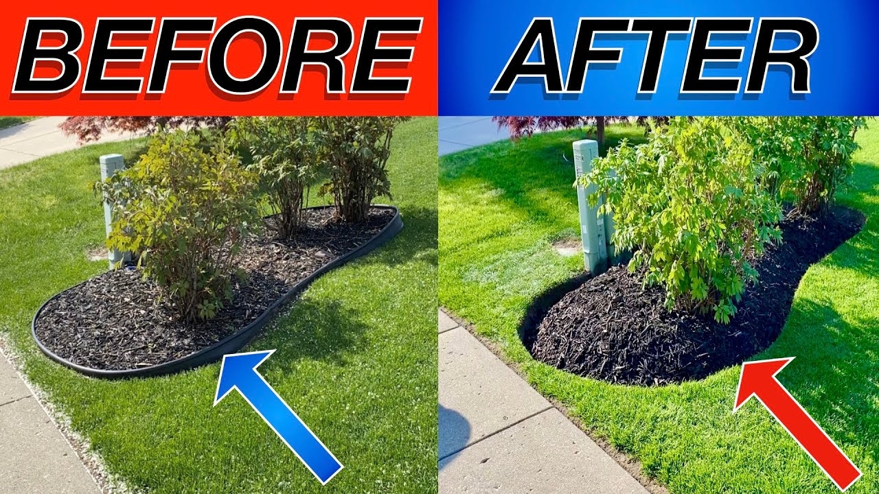 How To Make A Professional Landscaping Edge YouTube